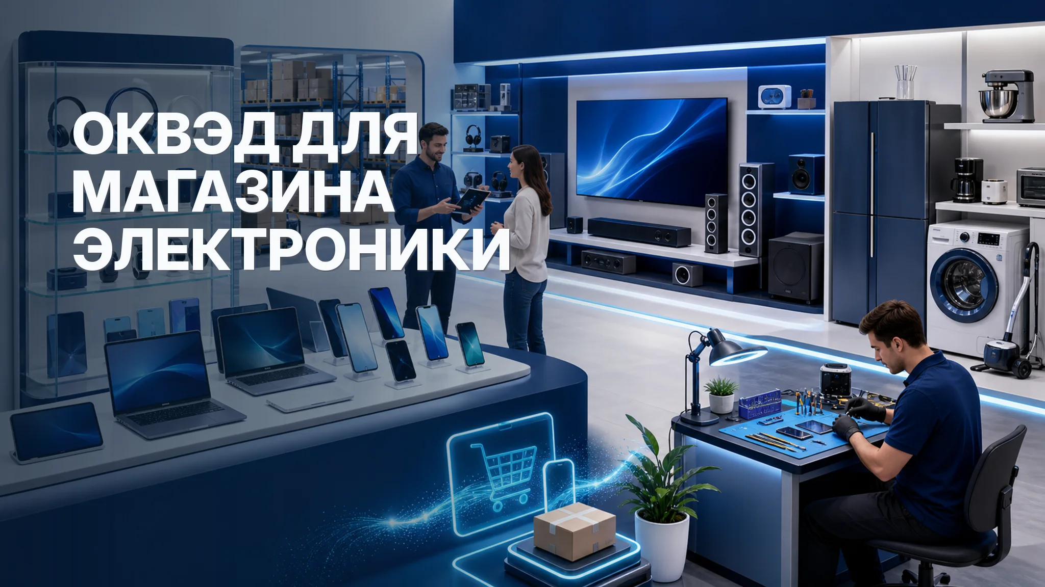 ОКВЭД для магазина электроники: гаджеты, техника, ремонт и опт