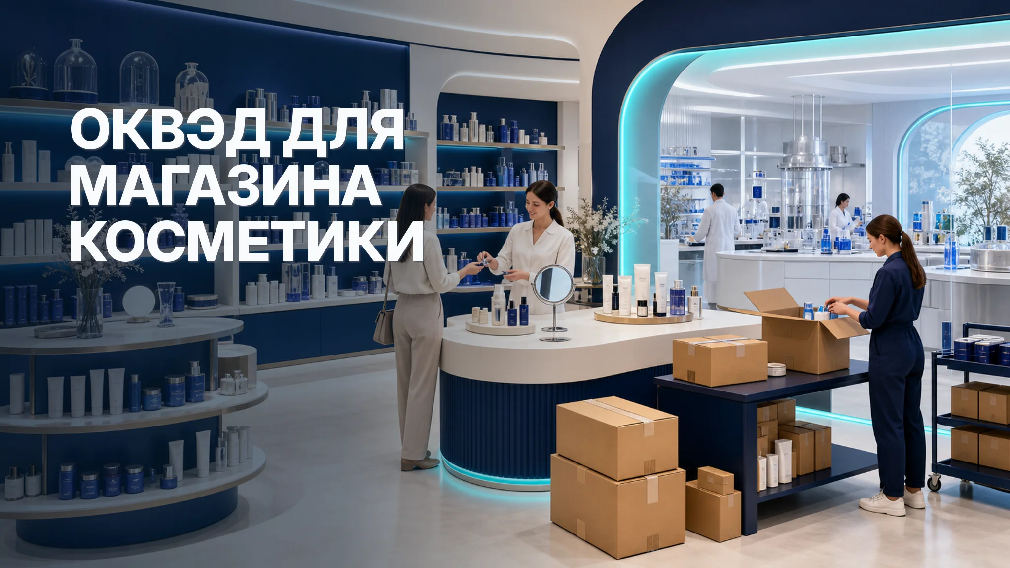 ОКВЭД для магазина косметики: розница, онлайн и изготовление